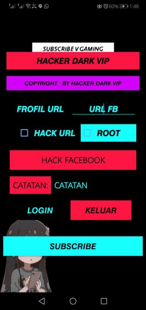 Hacker Dark VIP by V Gaming