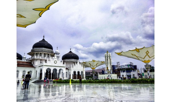 Datang ke Masjid Raya Baiturrahman Saat ke Aceh