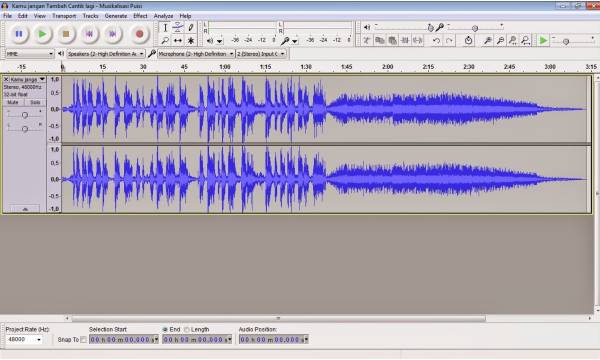 Aplikasi Editing Musik Audiolab
