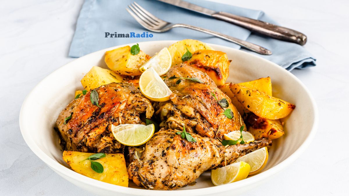 roasted chicken with lemon
