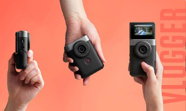 Kamera Vlogging Powershot V10 Memiliki Desain Sangat Nyaman