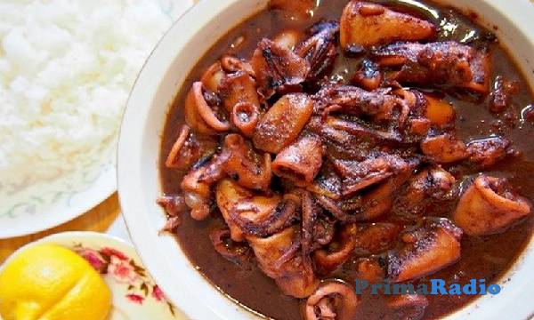 Resep cumi versi goreng semur dengan isi